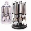 OX-9000 | Oxone 24 Pcs Cutlery Set With Hanger and Cover (Sendok Set Stainless)