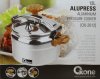 OX-2012 | Oxone Alupress Aluminium Pressure Cooker 12 Lt 