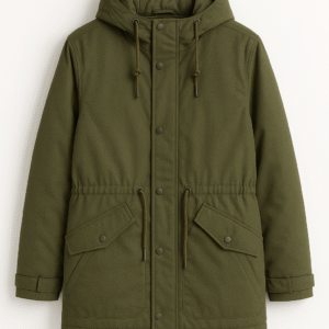 JAKET PARKA BINTANG ANUGRAH – Hijau Army (1Lusin/12Pcs) JKPR-0001