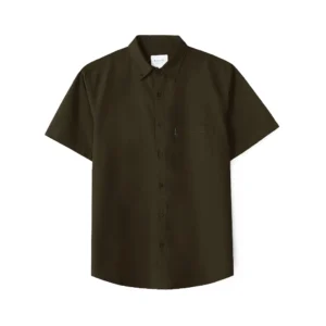 New Collection Kemeja Lengan Pendek - Coklat (1 Lusin / 12Pcs) KJPN - 0001