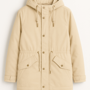 JAKET PARKA BINTANG ANUGRAH – Cream (1Lusin/12Pcs) JKPR-0003