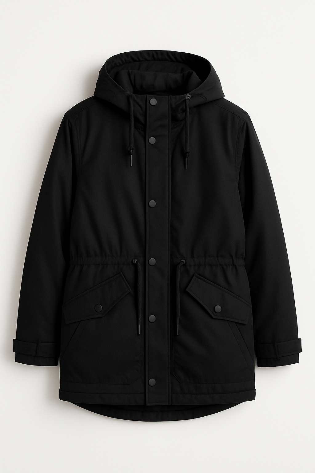 JAKET PARKA BINTANG ANUGRAH – Hitam (1Lusin/12Pcs) JKPR-0002