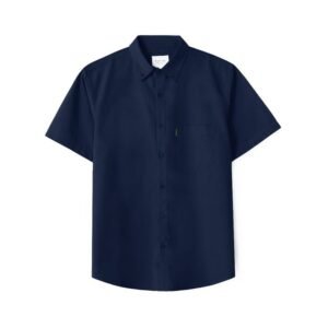 New Collection Kemeja Lengan Pendek - Biru Tua/Navy (1 Lusin / 12Pcs) KJPN-0003