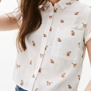 Kemeja Wanita Lengan Pendek (1Lusin/12 Pcs) KJWN-0002