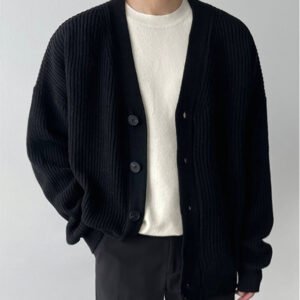 Jaket Cardigan Pria (1Lusin/12Pcs) JKCD-0002