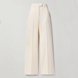 Celana Kulot Wanita High Waist – Putih (1 Lusin/12 Pcs) CLKL-0003