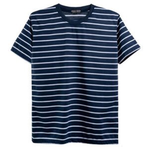 Kaos Wanita Motif Garis Lengan Pendek (1Lusin/12Pcs) KSGS-0003