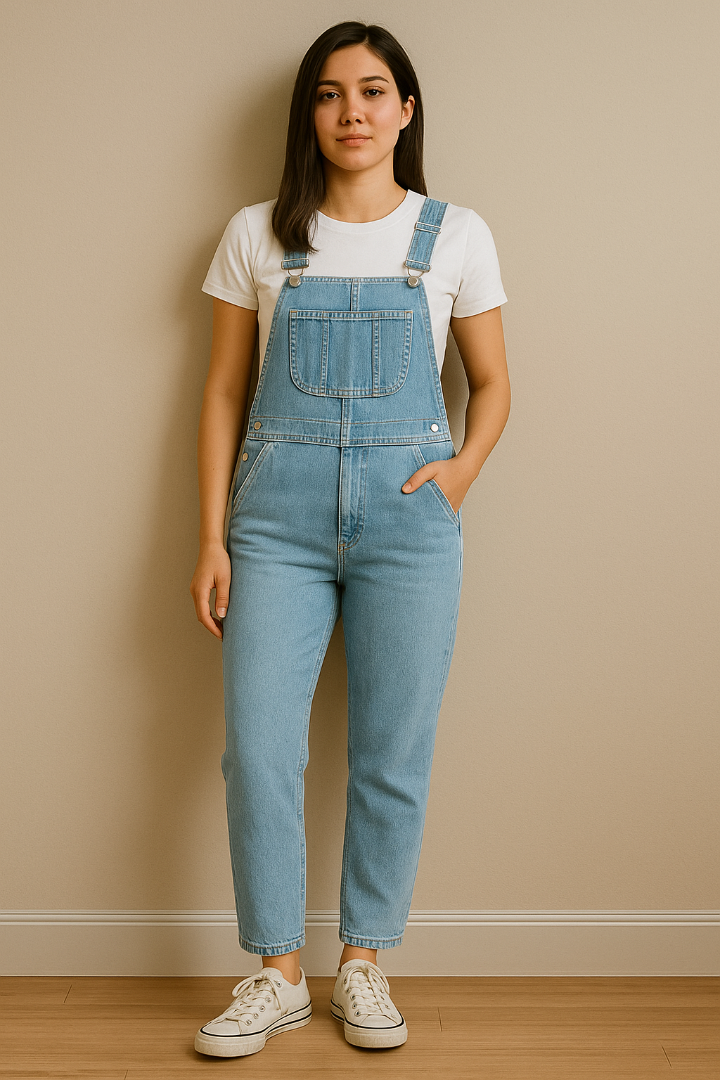 Celana Overall Jeans Wanita (1 Lusin/12 Pcs) CLOV-0003
